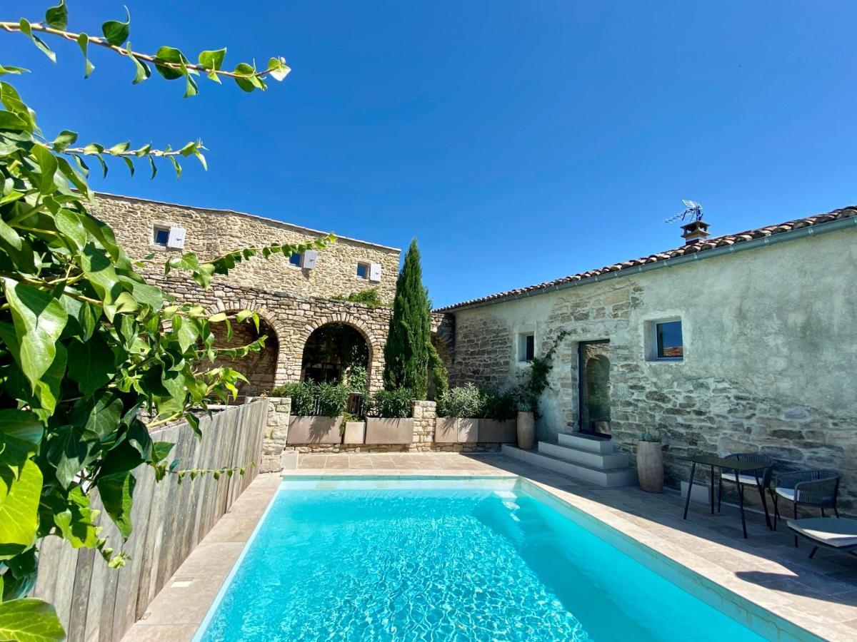 La Maison Des Vendangeurs - Table D'Hotes Le Soir Du Jeudi Au Dimanche- Jacuzzi - Balneo Spa - Acces Piscine Pour Toutes Les Chambres Sauf Studio Coquet- Piscine De Mai A Mi-Octobre Martignargues Bagian luar foto