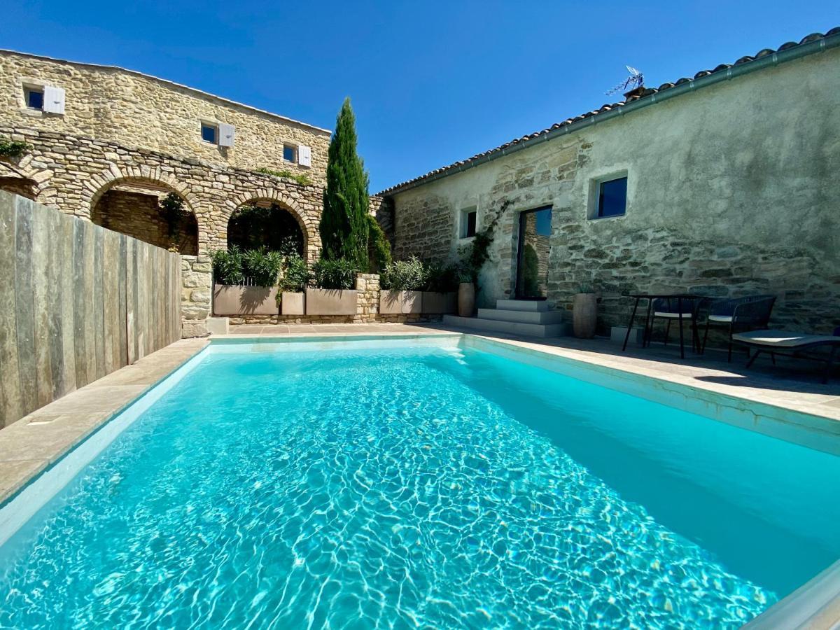 La Maison Des Vendangeurs - Table D'Hotes Le Soir Du Jeudi Au Dimanche- Jacuzzi - Balneo Spa - Acces Piscine Pour Toutes Les Chambres Sauf Studio Coquet- Piscine De Mai A Mi-Octobre Martignargues Bagian luar foto