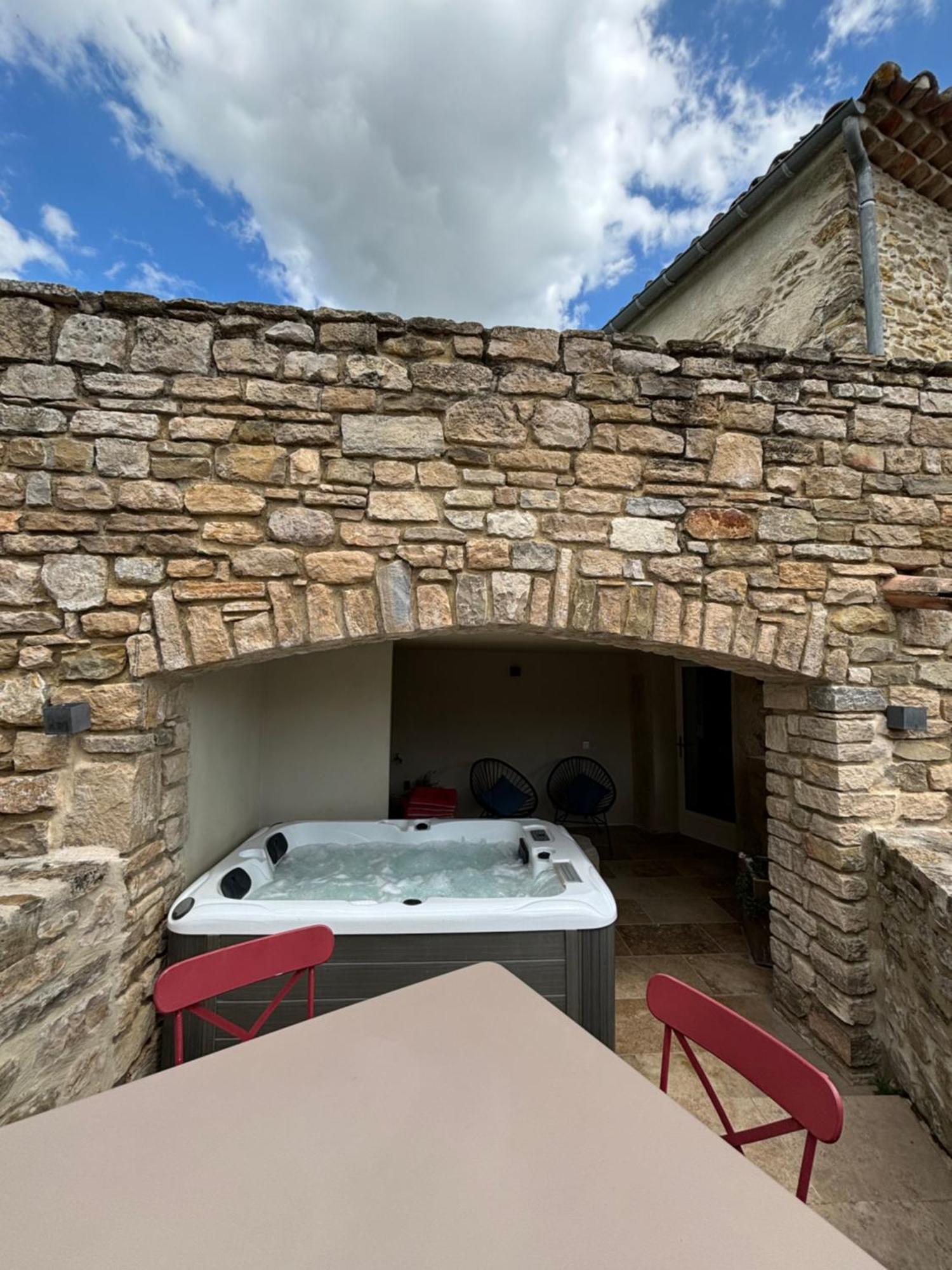 La Maison Des Vendangeurs - Table D'Hotes Le Soir Du Jeudi Au Dimanche- Jacuzzi - Balneo Spa - Acces Piscine Pour Toutes Les Chambres Sauf Studio Coquet- Piscine De Mai A Mi-Octobre Martignargues Bagian luar foto